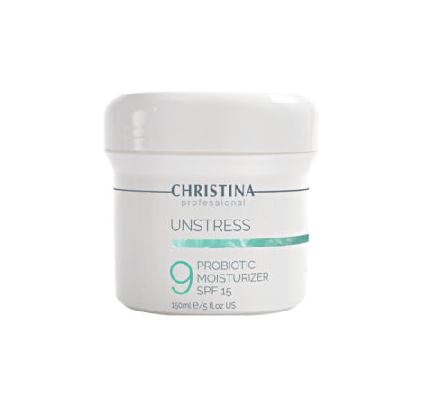 Зволожуючий засіб 'Пробіотик' з SPF 15 (крок 9) Unstress ProBiotic Moisturizer SPF 15 Christina, 150 мл