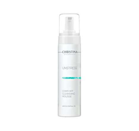 Очищуючий мус для обличчя Unstress Comfort Cleansing Mousse Christina, 200 мл                               