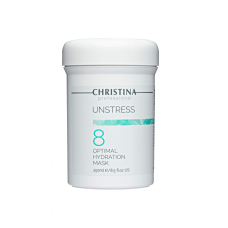 Оптимальна зволожуюча маска для обличчя (крок 8) Unstress Optimal Hydration Mask Christina, 250 мл