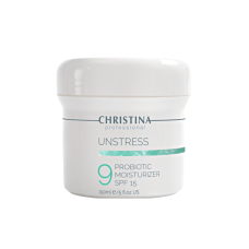 Зволожуючий засіб 'Пробіотик' з SPF 15 (крок 9) Unstress ProBiotic Moisturizer SPF 15 Christina, 150 мл