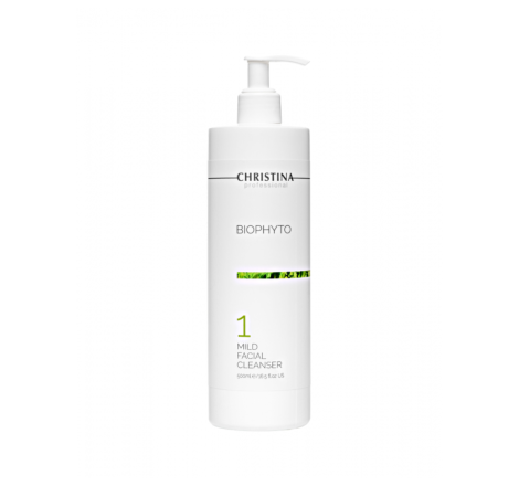 Очищуючий гель для обличчя (крок 1) Bio Phyto Mild Facial Cleanser Christina, 500 мл