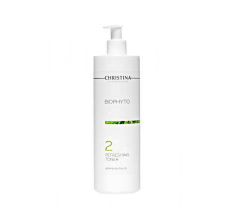 Освіжуючий тонік для обличчя (крок 2) Bio Phyto Refreshing Toner Christina, 500 мл
