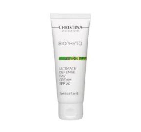 Денний крем для обличчя 'Абсолютний захист' з SPF 20 Bio Phyto Ultimate Defense Tinted Day Cream SPF 20 Christina, 75 мл