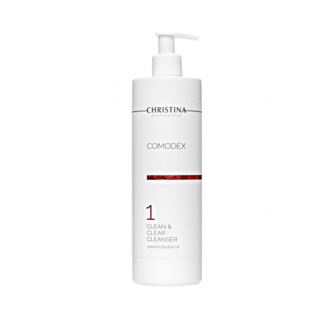 Очищуючий гель для обличчя (крок 1) Comodex Clean & Clear Cleanser Christina, 500 мл