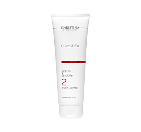 Вирівнюючий скраб-ексфоліатор для обличчя (крок 2) Comodex Scrub & Smooth Exfoliator Christina, 250 мл