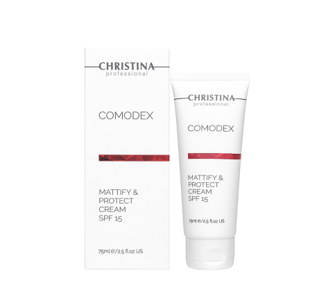 Крем для обличчя 'Матування і захист' Comodex Mattify & Protect Cream SPF 15 Christina, 75 мл