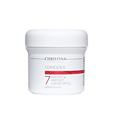 Матуючий захисний крем для обличчя SPF 15 (крок 7) Comodex Mattify & Protect Cream SPF 15 Christina, 150 мл