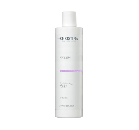 Очищуючий тонік з лавандою для сухої шкіри обличчя Fresh Purifying Toner For Dry Skin With Lavender Christina, 300 мл