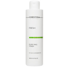 Очищуючий тонік з лемонграсом для жирної шкіри обличчя Fresh Purifying Toner For Oily Skin With Lemongrass Christina, 300 мл