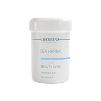 Азуленова маска краси для чутливої шкіри обличчя Sea Herbal Beauty Mask Azulene Christina, 250 мл
