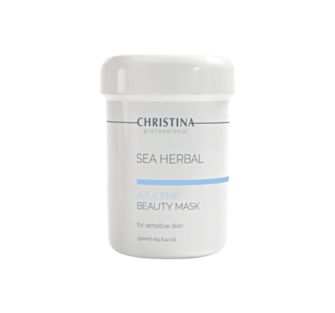 Азуленова маска краси для чутливої шкіри обличчя Sea Herbal Beauty Mask Azulene Christina, 250 мл