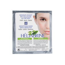 Біоцелюлозна протизапальна маска із зеленим чаєм Smoothing Mask with Green Tea Heliabrine, 8 мл
