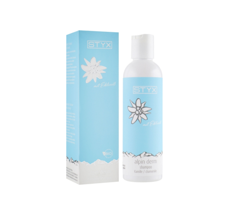 Натуральний шампунь для волосся 'Ромашка' Alpin Derm Shampoo Styx, 200 мл