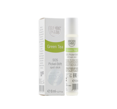 Антибактеріальний аплікатор Naturcosmetic Aroma Derm Green Tea SOS Spot Stick Styx, 8 мл 