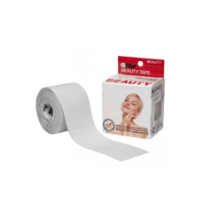 Еластичний кінезіологічний білий тейп для обличчя Beauty Tape White Ares, 5см*5м