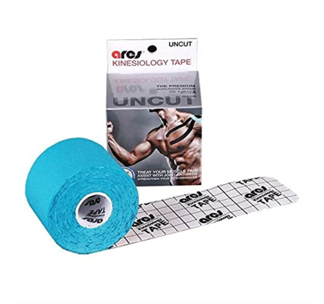 Кінезіологічний тейп для тіла Kinesio Uncut Tape Ares, 5м х 5 см