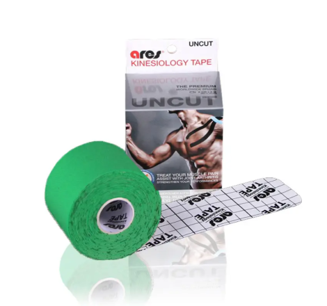 Кінезіологічний тейп для тіла Kinesio Uncut Tape Ares, 5м х 5 см