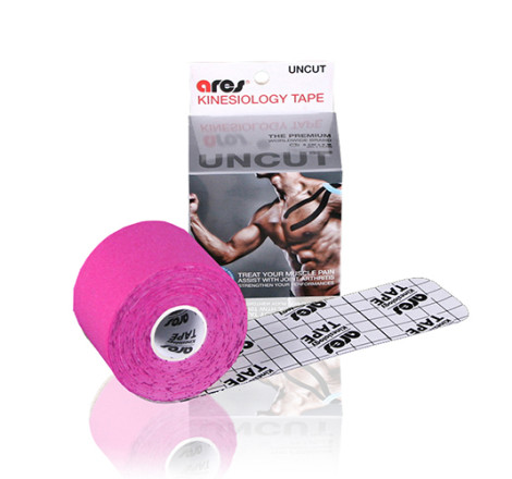 Кінезіологічний тейп для тіла Kinesio Uncut Tape Ares, 5м х 5 см