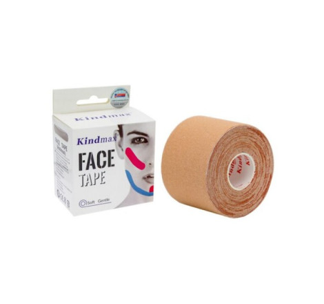 Кінезіологічний тейп для обличчя Face Tape Kindmax, 5 м*5 см
