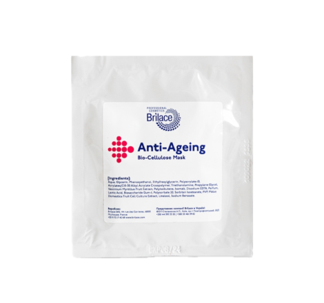  Антивікова біоцелюлозна маска Anti-Ageing Bio-Cellulose Mask Brilace, 1 шт