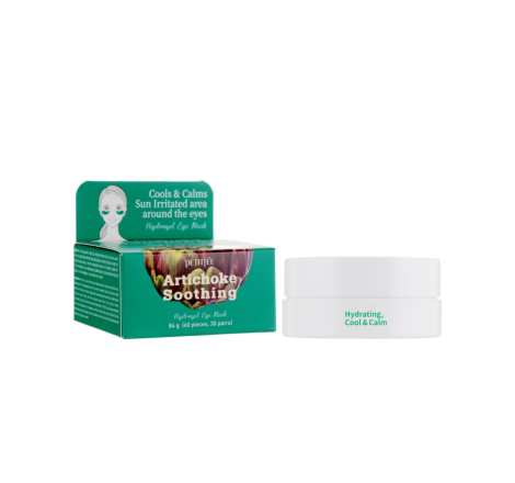 Гідрогелеві патчі під очі з екстрактом артишоку Artichoke Soothing Eye Mask Petitfee, 60 шт
