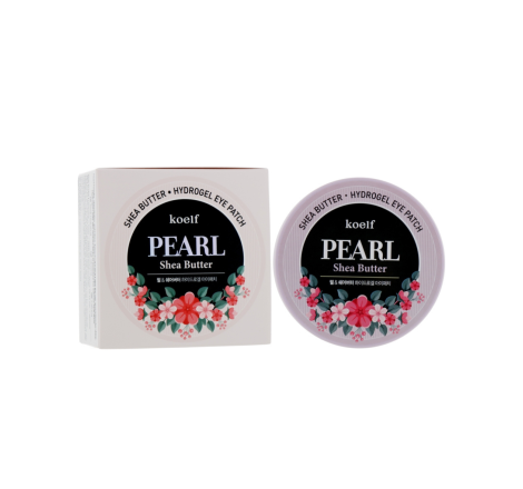 Гідрогелеві патчі для очей з перлами і маслом ши Koelf Pearl & Shea Butter Eye Patch, 60 шт