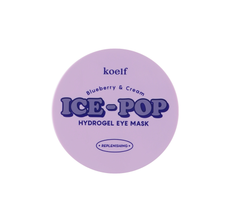 Гідрогелеві патчі під очі з лохиною та вершками KOELF Blueberry & Cream Ice-Pop Hydrogel Eye Mas...